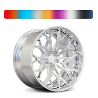 Design your own wheels for high performance sports cars, RVRN RV-DN02 custom forged wheels, bespoke engineering and fully customizable finishes. 