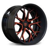 RVRN RV-DR16 carbon fiber lip wheels for Corvette C8 Z51, premium concave design for modern performance sportcars.