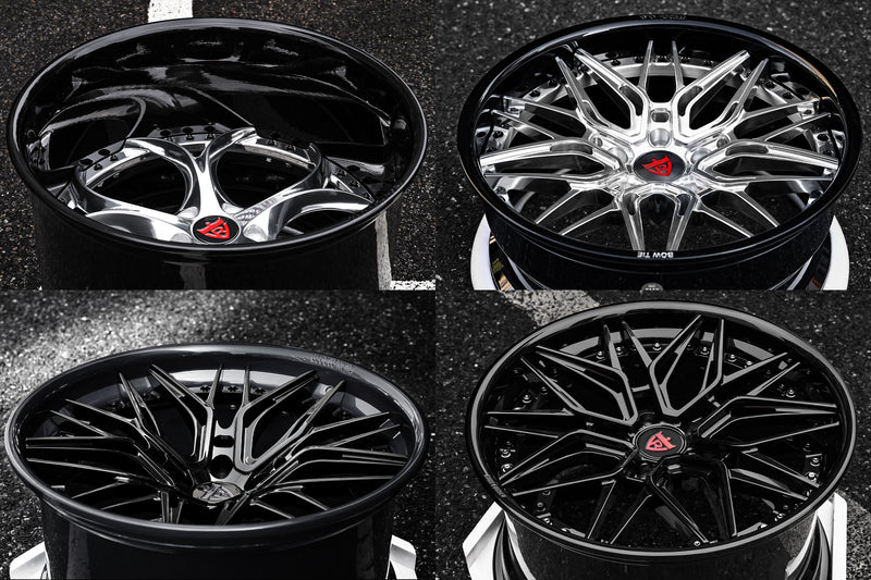 Rvrn forged wheel profile options including custom designd