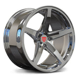 RVRN RV-MF15 chrome silver forged wheels for JDM performance builds.