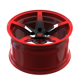 Technical showcase of RV-MF15 concave design for high-performance JDM SUVs/Cars.