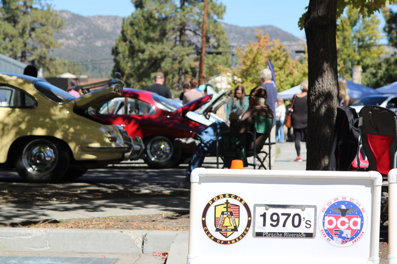 RVRN team attending the 2025 Porsche Timeline Exhibition in Big Bear Lake, CA.