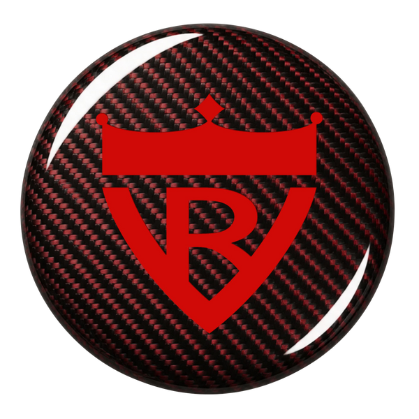 Red 2×2 Twill Carbon Fiber