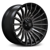 RVRN RT-02M performance land rover rims with forged monoblock construction, super concave face and premium black gray finish