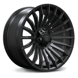 RVRN RT-02M multi spoke forged wheel for Range Rover applications, black and gray finish with deep concave styling and premium forged construction