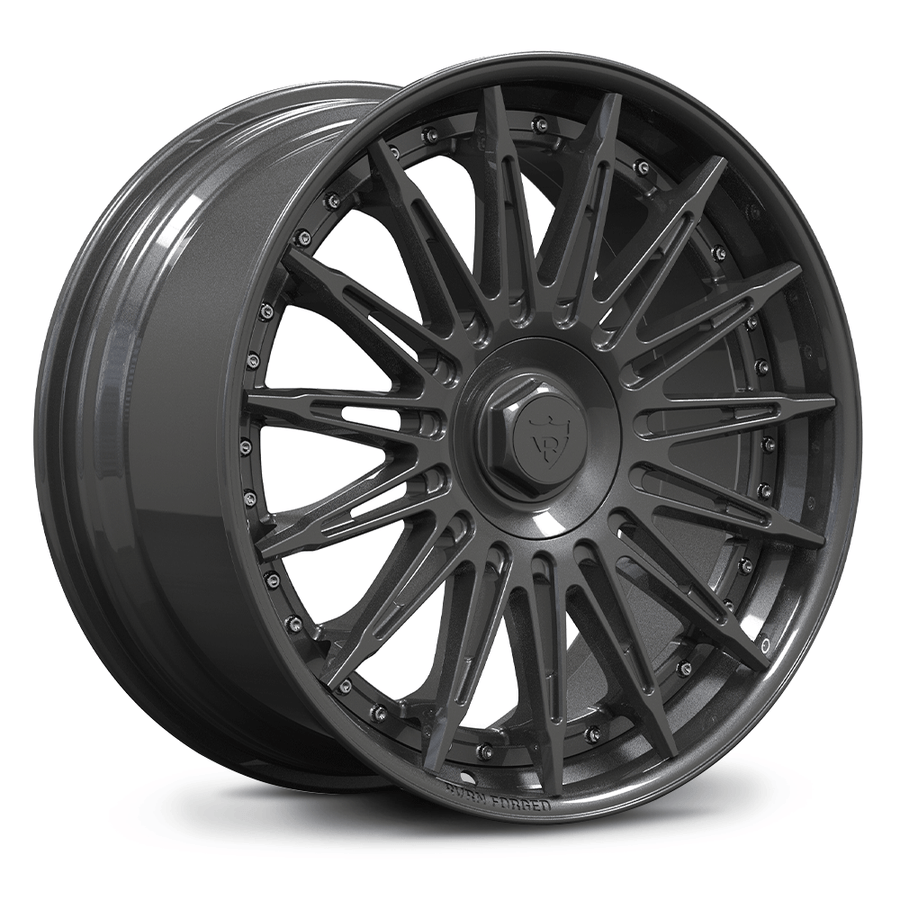 SUV multi spoke black forged wheel RV-DA06 designed for luxury and performance SUV platforms