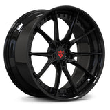 RVRN RV-DB082 forged multi spoke Ferrari wheels gloss black finish lightweight performance design