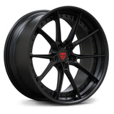 RVRN custom forged multi spoke wheels for Lamborghini matte black lightweight performance