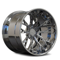 RV-DC04 corvette C8 wheel in a full chrome deep dish finish