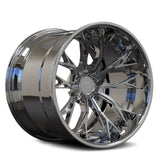 RV-DC04 corvette C8 wheel in a full chrome deep dish finish