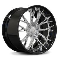 Audi performance forged concave rims with black brushed finish by RVRN