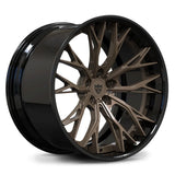RV-DC04 S Class AMG wheel with matte bronze spokes and gloss black barrel