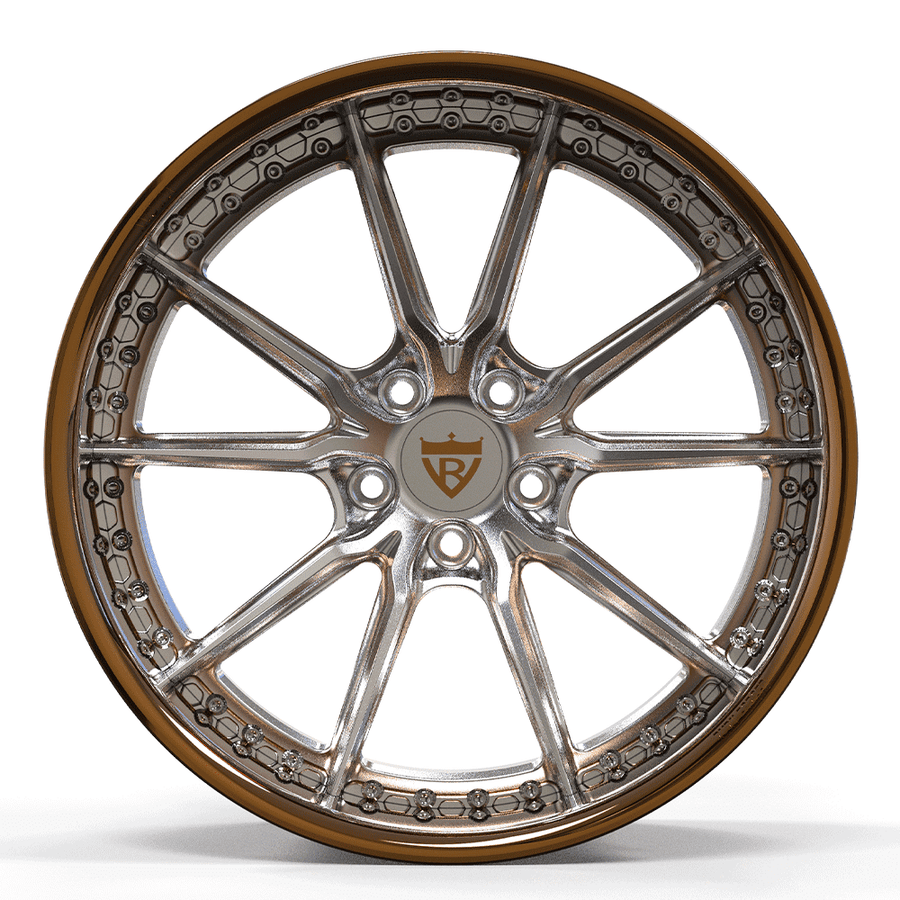 RVRN RV-DC05 deep dish 10 spoke forged wheels for Audi RS Q8, featuring a bold multi-spoke profile, lightweight 2-piece forged construction, custom fitment, performance-focused engineering, and design your own wheels options