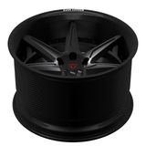 Face-up display of RV-DC19 CF carbon fiber deep dish concave wheel
