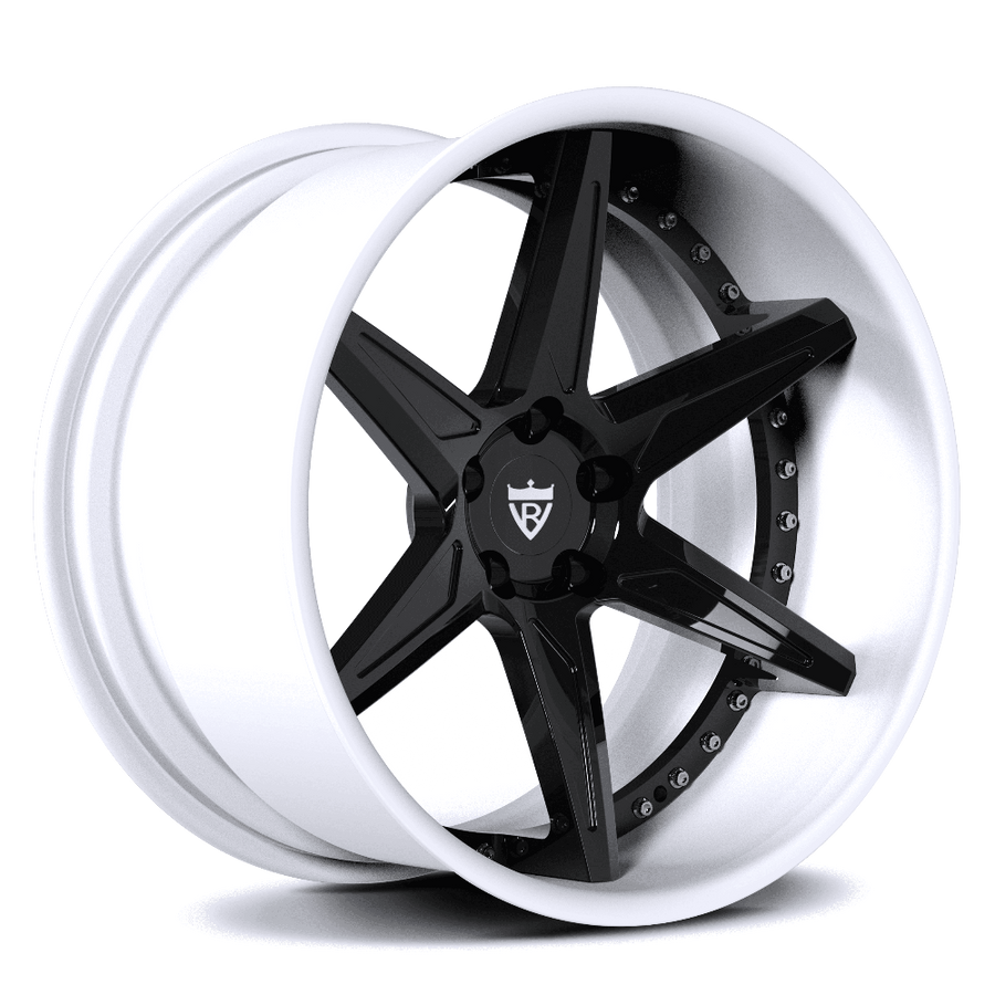 Dodge Charger Challenger Hellcat Redeye Custom Wheels-Best rims for your charger with 20x11 staggered size and super concave look, white and black color 
