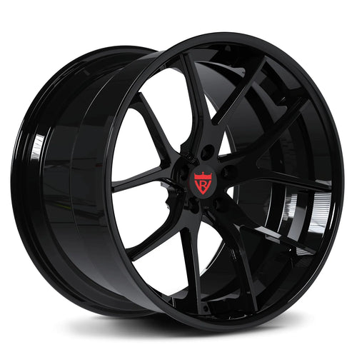 RVRN RV-DC24 gloss black 2-piece concave forged wheel for Mercedes-AMG GLE 53 Coupe builds
