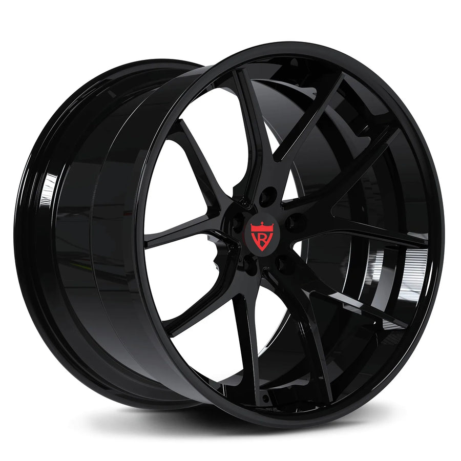 RVRN RV-DC24 gloss black 2-piece concave forged wheel for Mercedes-AMG GLE 53 Coupe builds