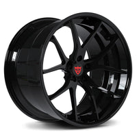 RVRN RV-DC24 gloss black 2-piece concave forged wheel for Mercedes-AMG GLE 53 Coupe builds