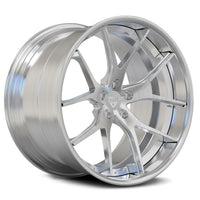RVRN RV-DC24 brushed 2-piece forged wheel with a concave performance SUV profile