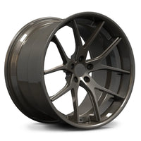 RVRN RV-DC24 gunmetal gray 2-piece forged wheel with a concave profile for Mercedes-AMG GLE Coupe applications