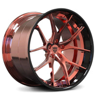RVRN RV-DC24 black and rose gold concave forged wheel for a custom Mercedes-AMG GLE Coupe build