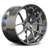Aston Martin custom forged wheels RV-DC24 all chrome deep concave Y spoke design premium finish
