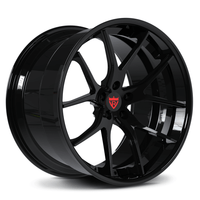 Aston Martin Vantage wheels in glossy black, custom-built to order-RVRN custom forged 2-piece wheels RV-DC24  