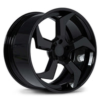 RVRN RV-DC25 satin black forged 5 Spoke wheel showcasing lightweight construction and modern performance styling