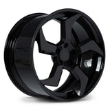 RVRN RV-DC25 satin black forged 5 Spoke wheel showcasing lightweight construction and modern performance styling
