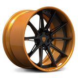 RVRN RV-DC26 multi spoke Corvette wheels brushed bronze gloss black custom forged wheels