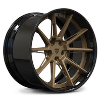 RVRN RV-DC26 multi spoke Corvette wheels brushed bronze gloss black custom forged wheels