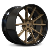 RVRN RV-DC26 multi spoke Corvette wheels brushed bronze gloss black custom forged wheels