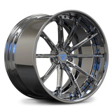 RVRN RV-DC29 concave chrome wheels inspired for McLaren 720S applications featuring lightweight forged engineering