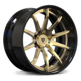 Lightweight forged deep lip wheel engineered for aggressive fitment performance builds