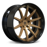 Forged monoblock deep dish wheel construction on RVRN RV-DC70 custom rims