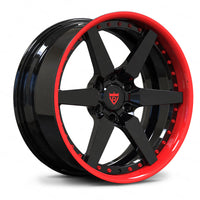 Lightweight RVRN RV-DF14 6 lug forged rims engineered for performance handling and aggressive custom fitment