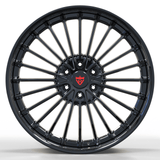 RVRN RV-DG02 Jeep Grand Wagoneer black chrome forged multi-spoke deep dish wheels with custom sizing, offset and 2-piece performance construction