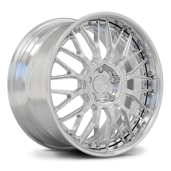 RVRN RV-DG122 polished custom forged Mustang wheels for Mustang EcoBoost deep dish wheel design