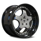 RVRN RV-DP04 forged Porsche wheels for Porsche 911 Carrera 4S in chrome gloss bronze finish