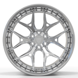 RVRN RV-DR08D brushed aluminum forged wheel featuring deep concave architecture and custom forged construction for Lamborghini Aventador applications