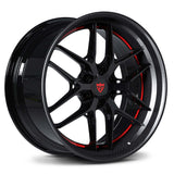 RV-DR08D HIDDEN SCEWS: CUSTOM FORGED 2-PIECE 6 LUG WHEELS