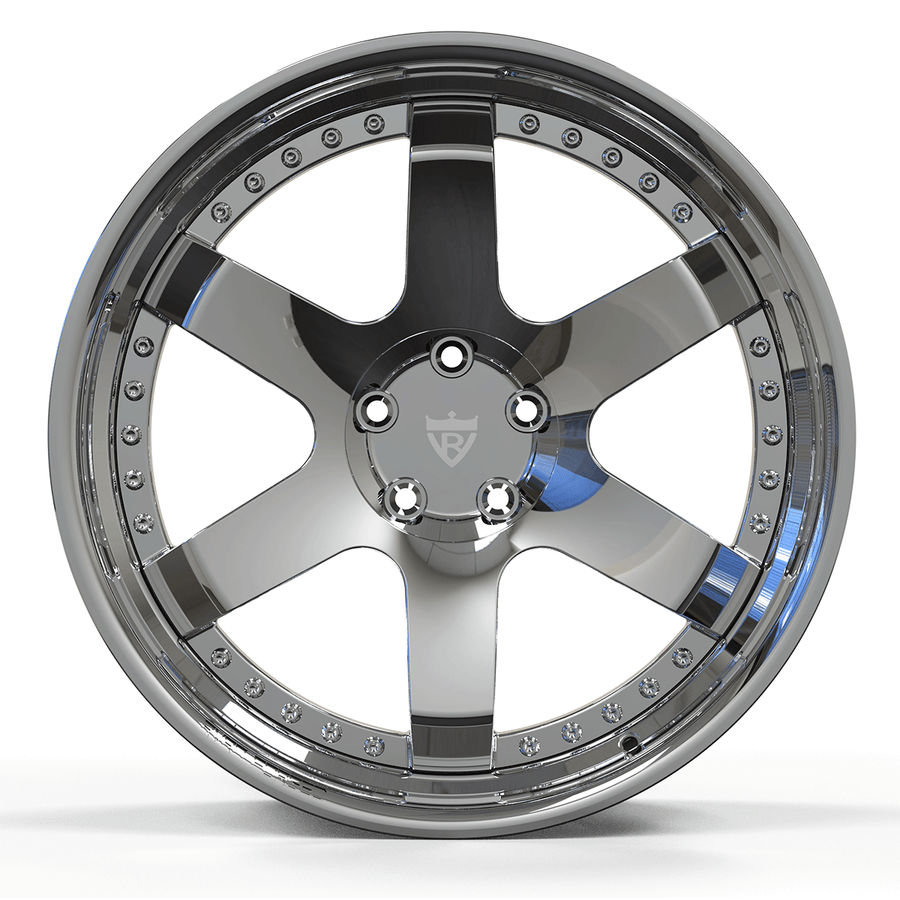 RVRN RV-DS01 forged chrome step lip wheels for Toyota GR Supra lightweight JDM wheels
