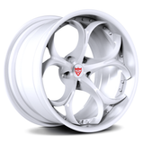 RVRN RV-DS016 Alfa Romeo custom wheels for Alfa Romeo Stelvio in white finish with deep dish forged profile