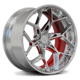 Ford truck RV-DV03 concave wheels red brushed Y spoke design 6 lug forged wheel