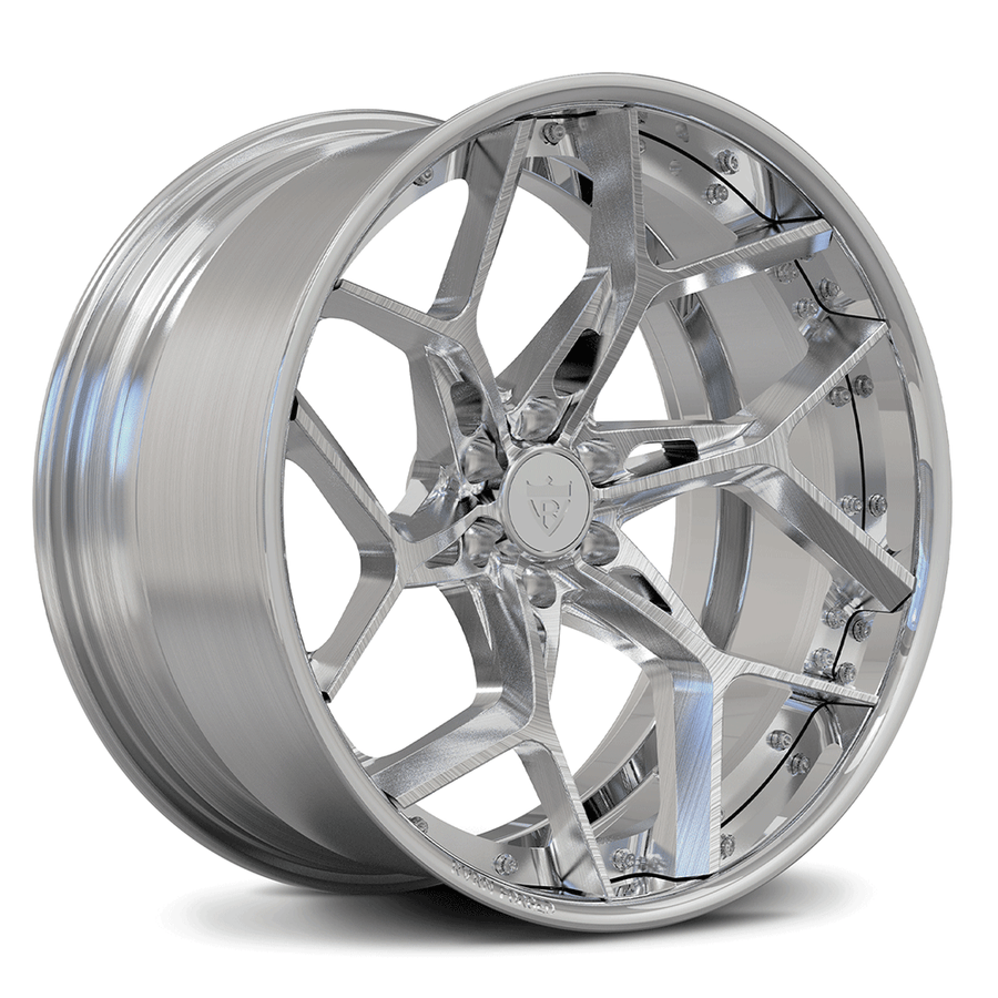RV-DV03 Y spoke wheels concave design polished finish GMC Sierra style custom forged 6 lug wheels