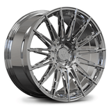 RVRN RV-MA06 custom forged multi spoke Acura MDX wheels in chrome, lightweight monoblock performance design with custom sizing, offset and precise fitment