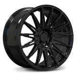 RVRN RV-MA06 forged multi spoke Acura MDX Type S wheels in black, custom monoblock lightweight performance wheels designed for precise fitment