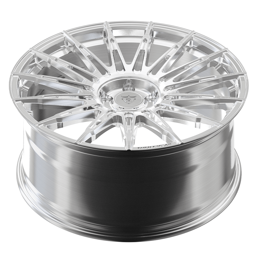 RVRN RV-MA06 custom forged multi spoke wheels for BMW X5 in polished aluminum, lightweight monoblock performance design with custom fitment options