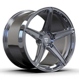 RVRN RV-MB559 forged 5 spoke Corvette Z06 wheels with chrome finish custom forged design