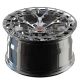 RVRN RV-MC23 custom forged concave wheels in chrome finish for BMW performance applications